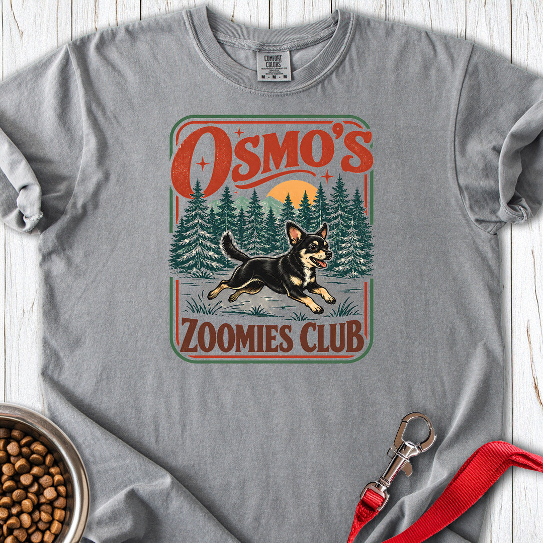 Osmo Zoomies Club Premium Tee Grey
