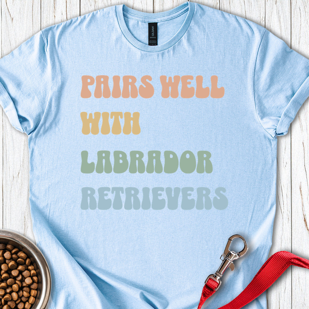 Pairs Well With Labradors Light Blue