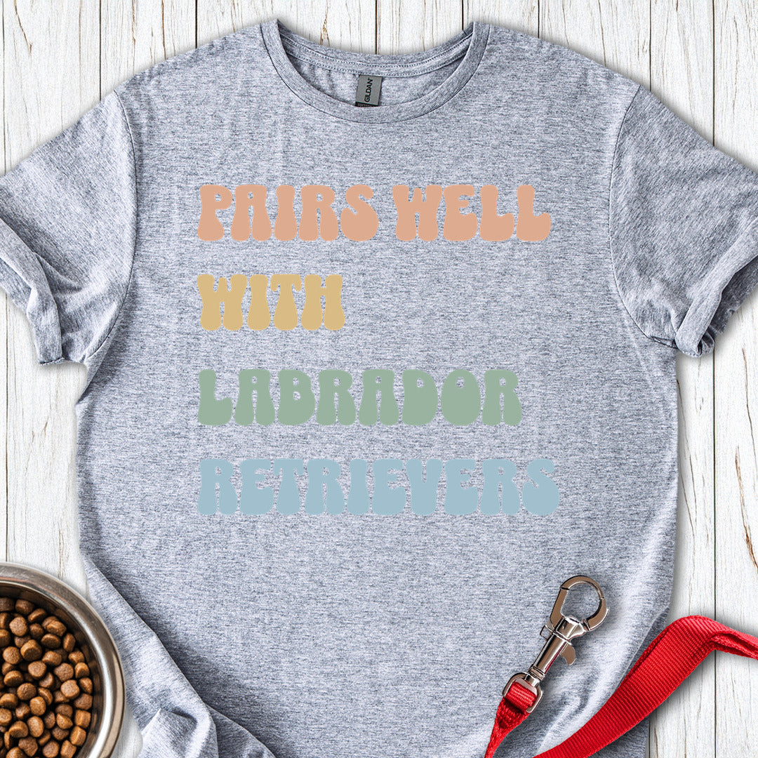 Pairs Well With Labradors Sport Grey