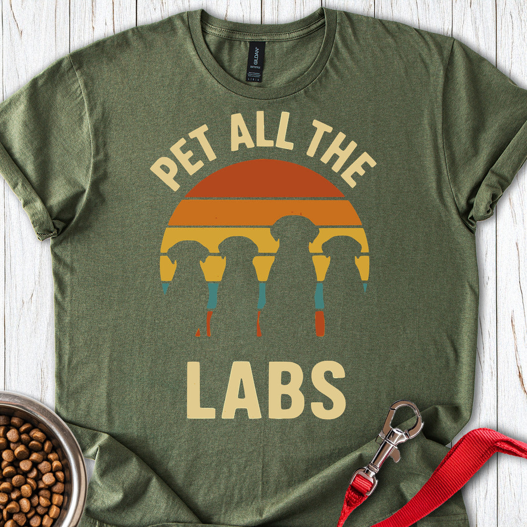 Pet All The Labs Military Green