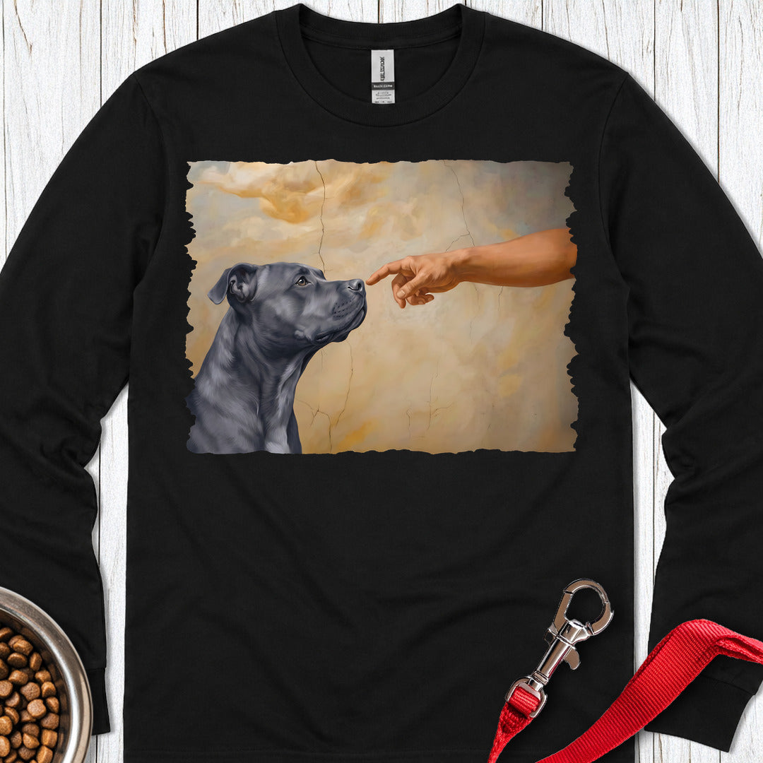 Pitbull Blue Creation Long Sleeve — Black