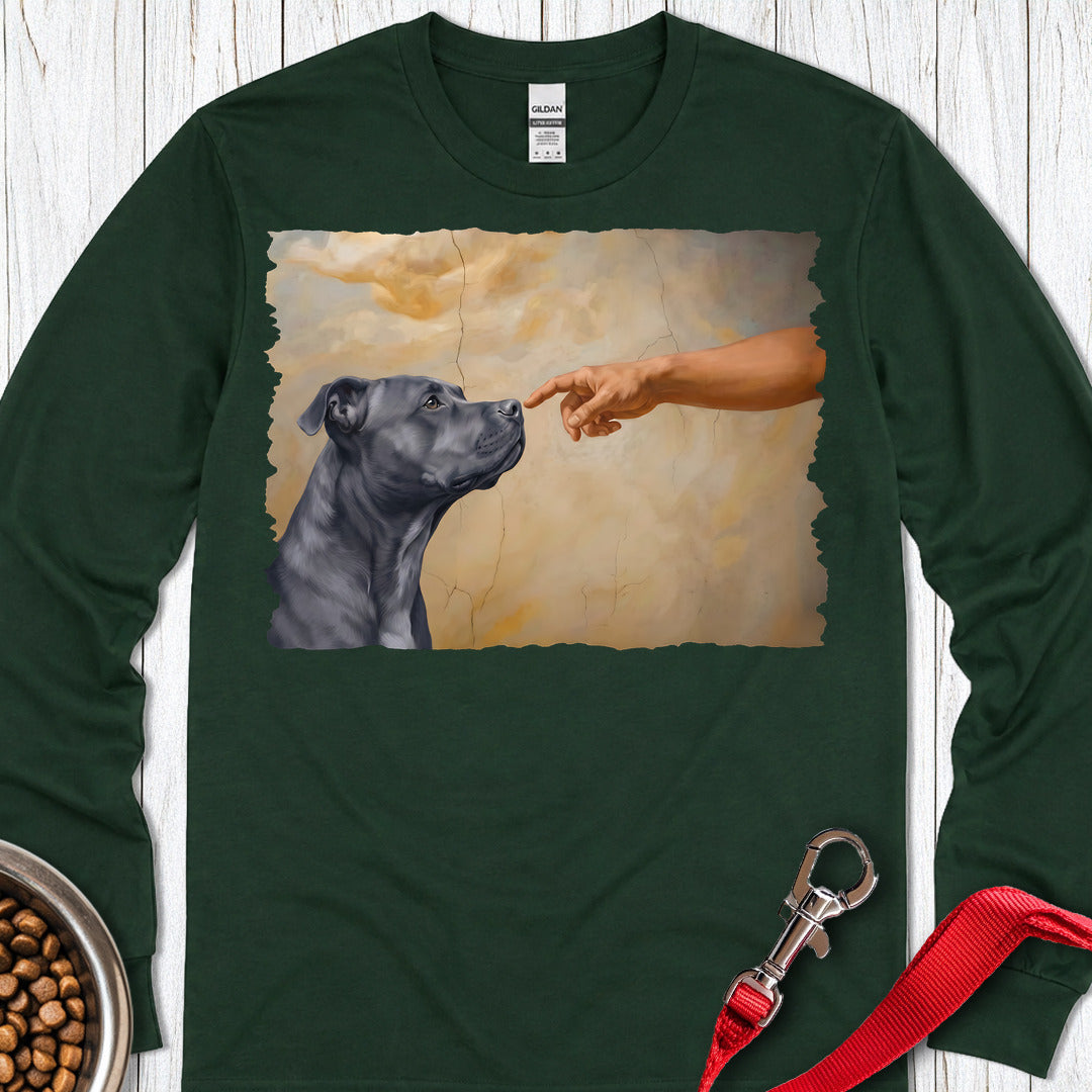 Pitbull Blue Creation Long Sleeve — Forest Green