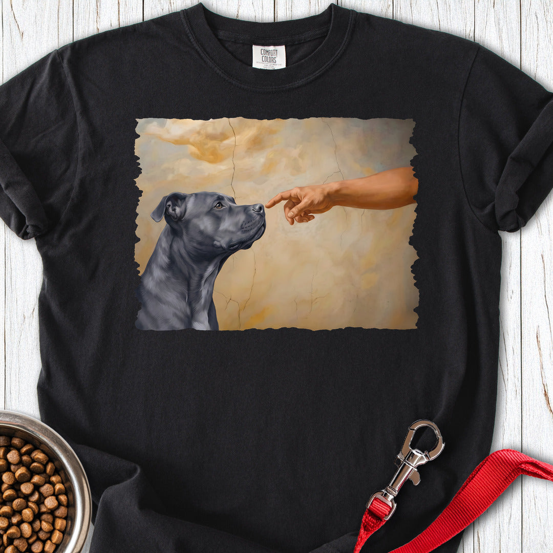 Pitbull Blue Creation Premium Tee — Black
