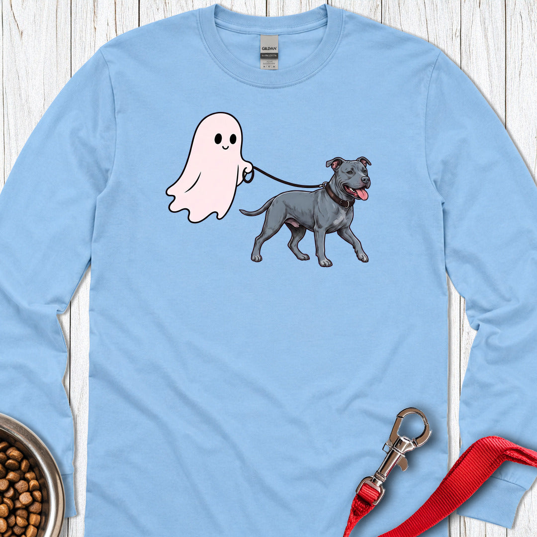 Pitbull Blue Ghost Walk Long Sleeve — Carolina Blue