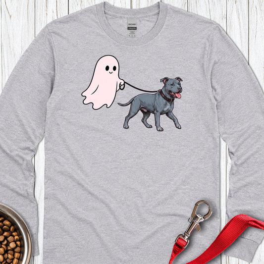 Pitbull Blue Ghost Walk Long Sleeve — Sport Grey