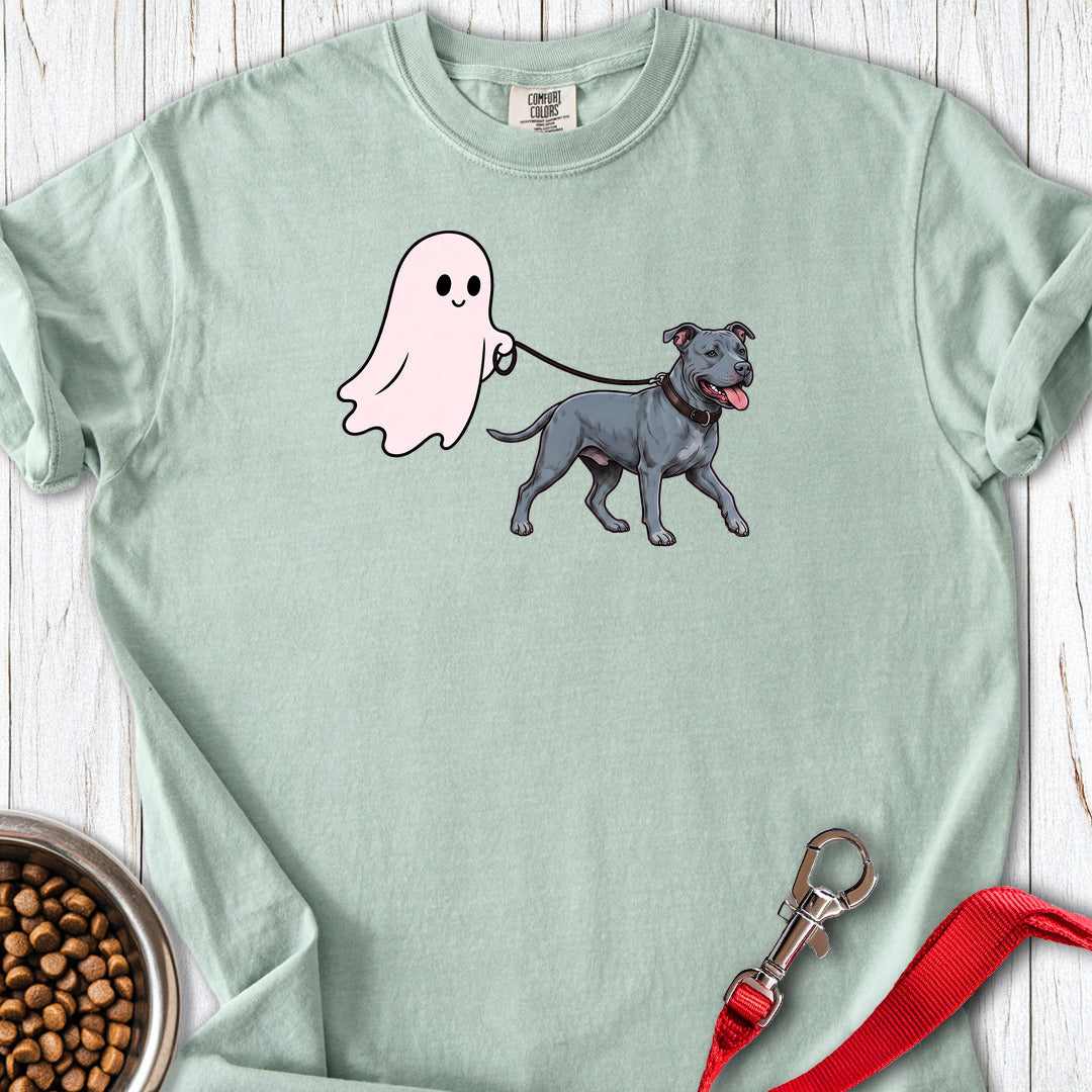 Pitbull Blue Ghost Walk Premium Tee — Bay