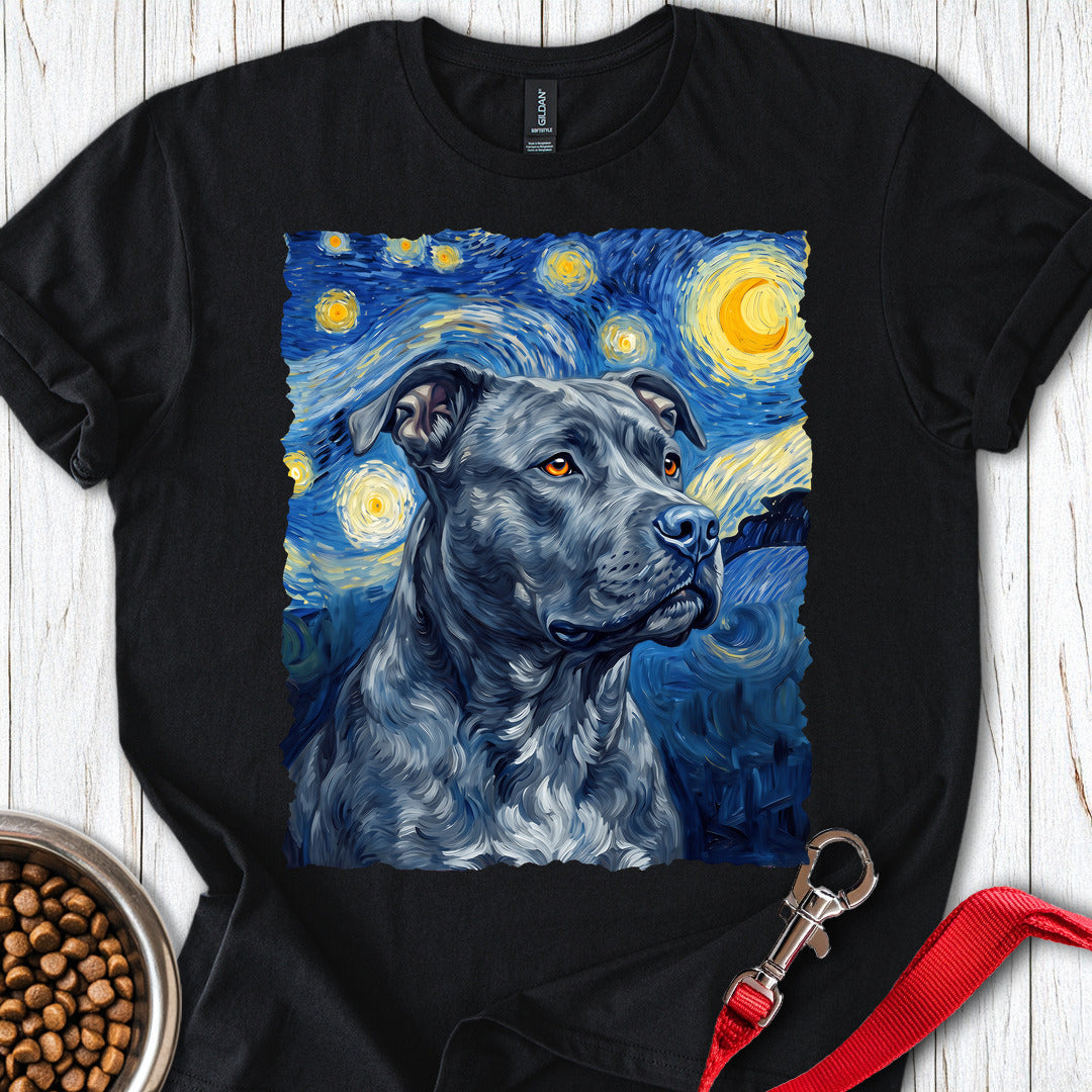 Pitbull Blue Van Gogh — Black