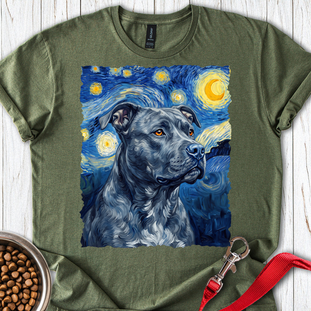 Pitbull Blue Van Gogh — Military Green