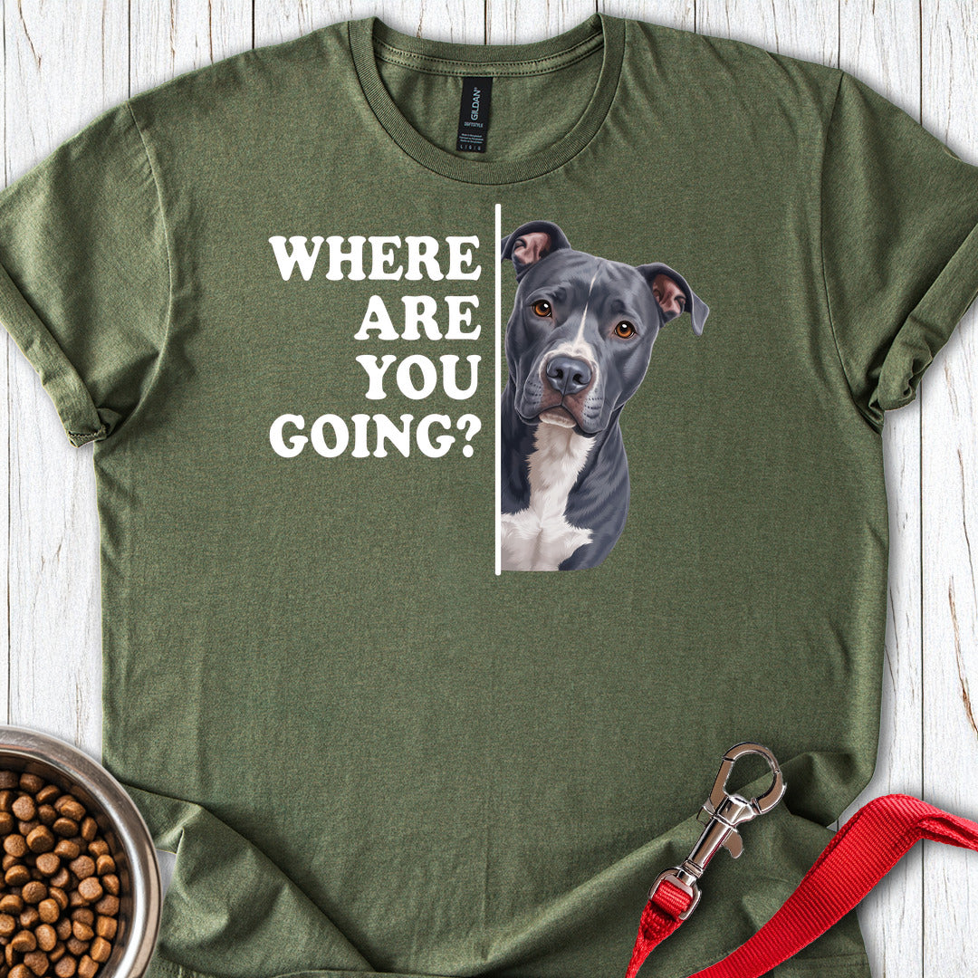 Pitbull Blue Where Are You Going — Military Green