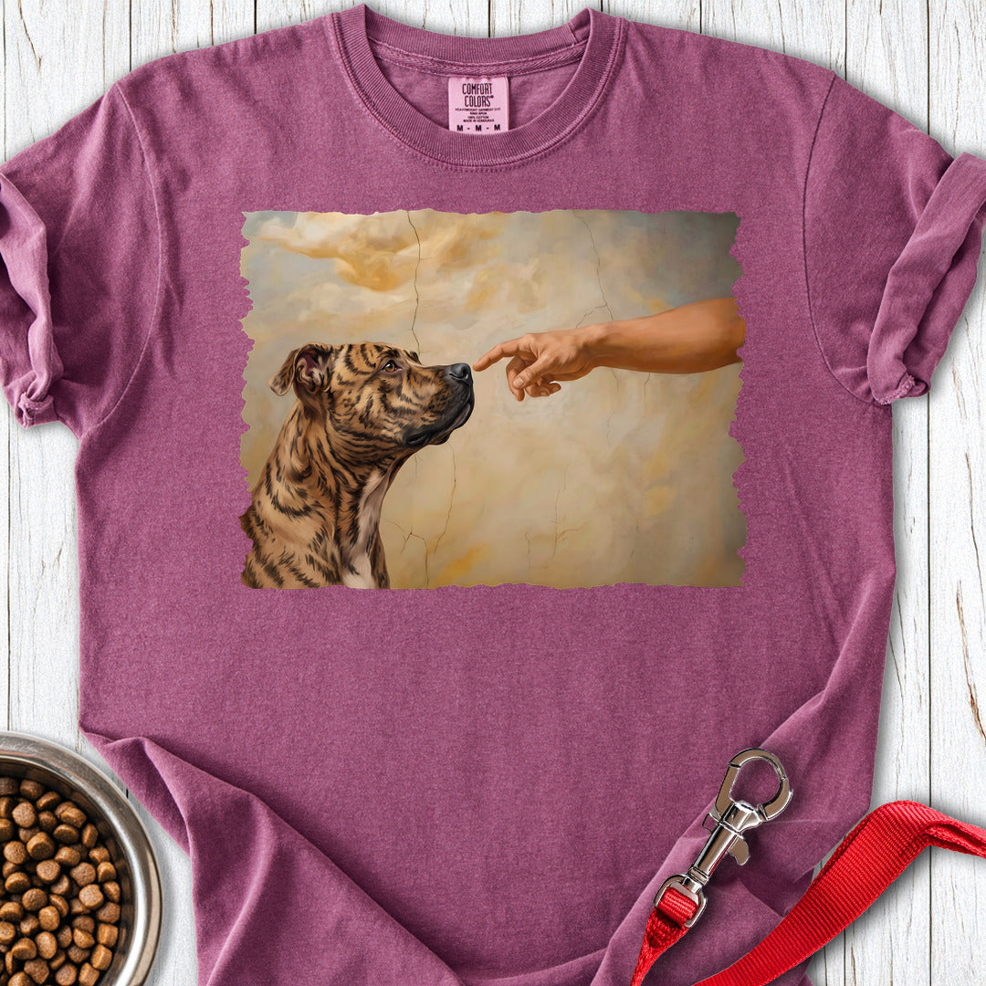 Pitbull Brindle Creation Premium Tee — Berry