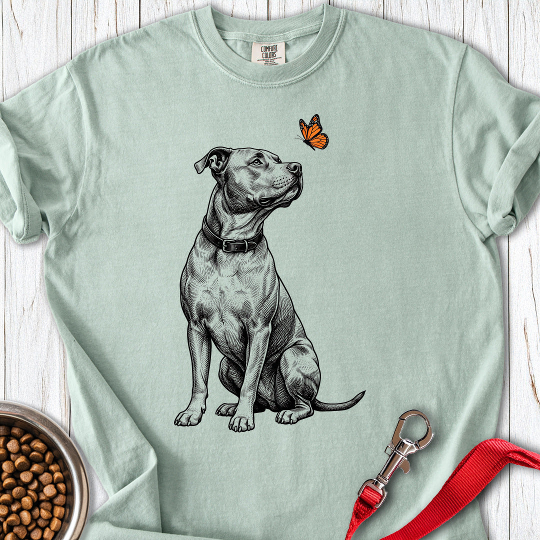 Pitbull Butterfly Premium Tee — Bay