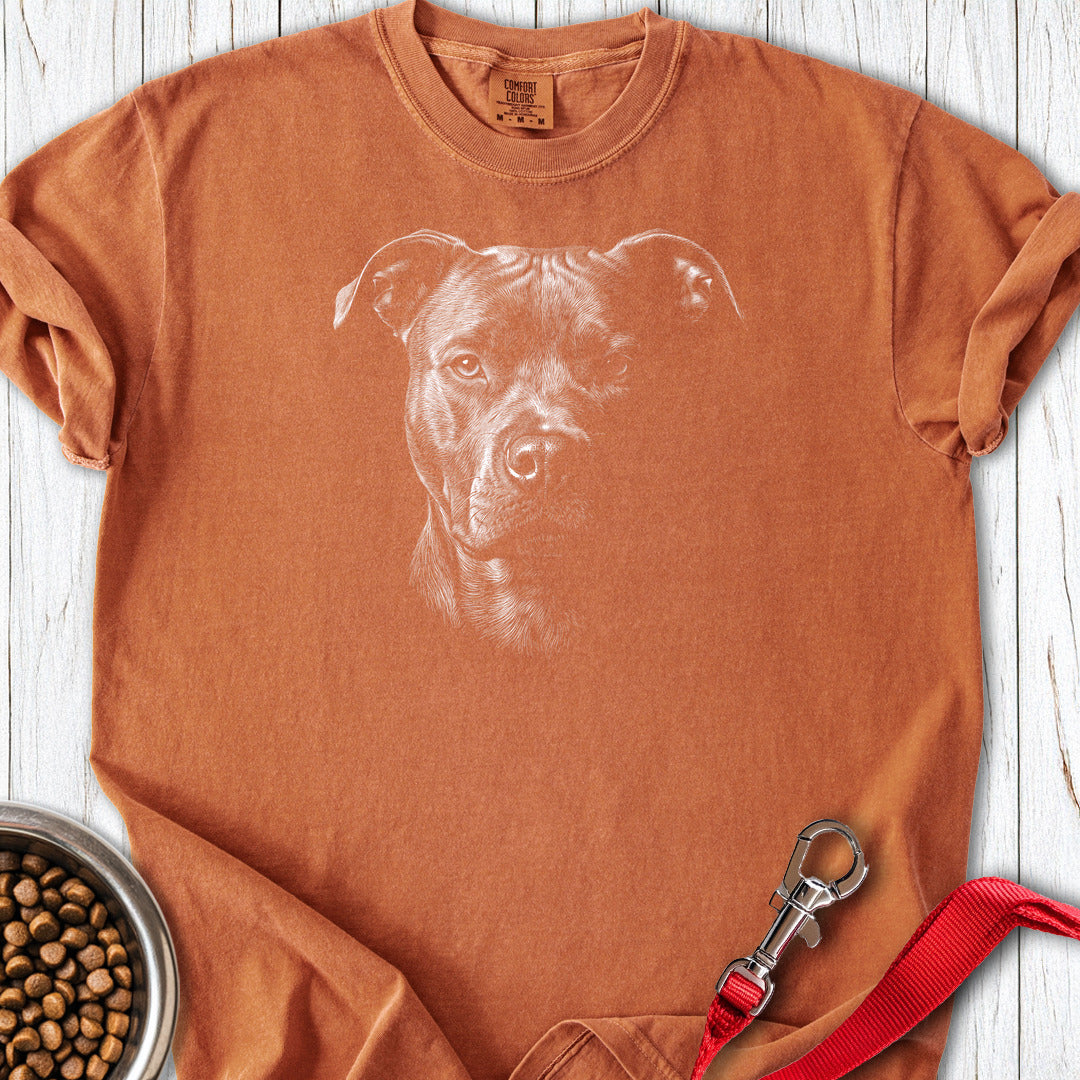 Pitbull Engraved Premium Tee — Yam