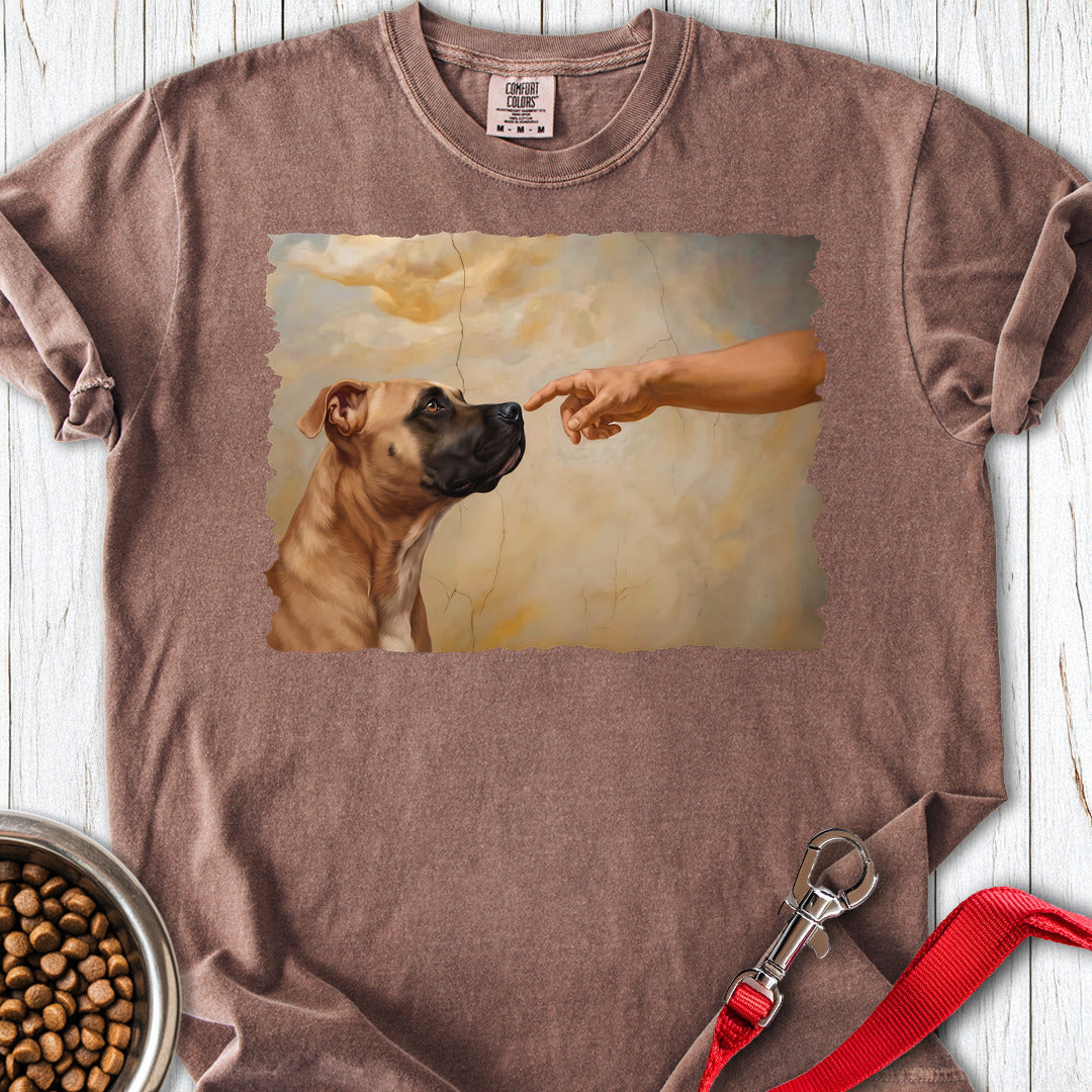 Pitbull Fawn Creation Premium Tee — Espresso