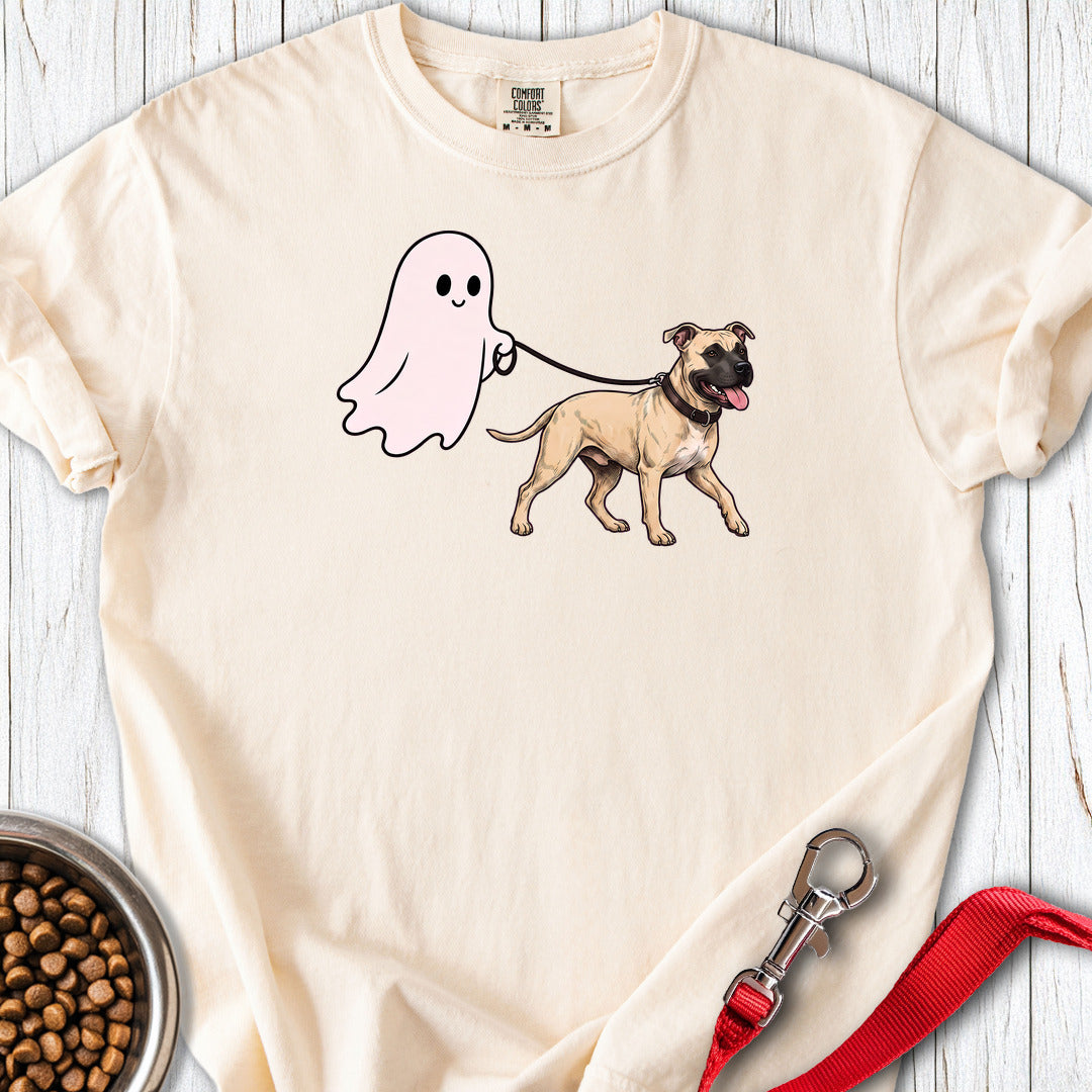 Pitbull Fawn Ghost Walk Premium Tee — Ivory