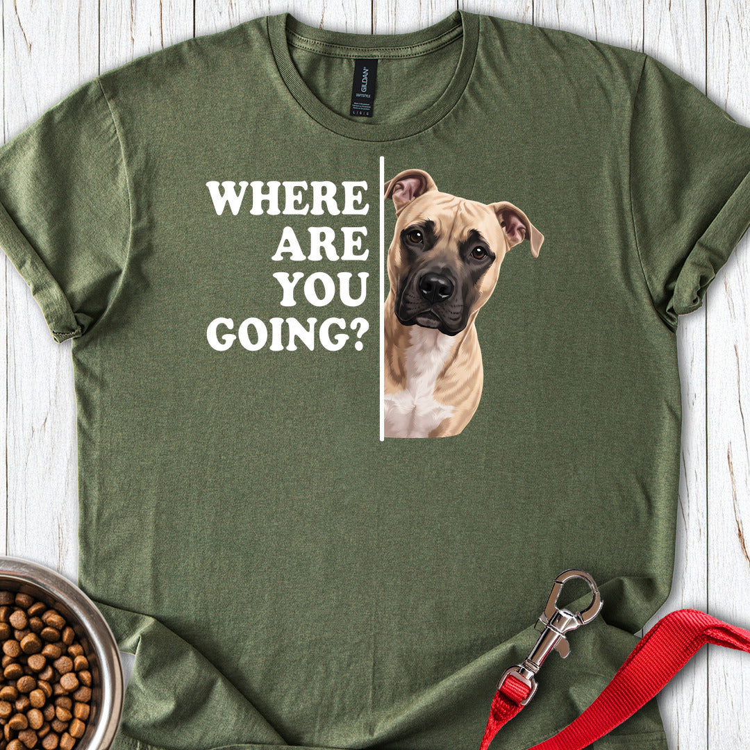 Pitbull Fawn Where Are You Going — Military Green