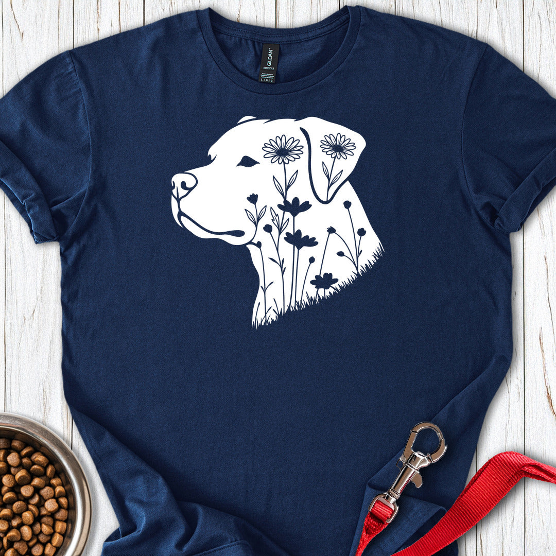 Pitbull Flowers — Navy