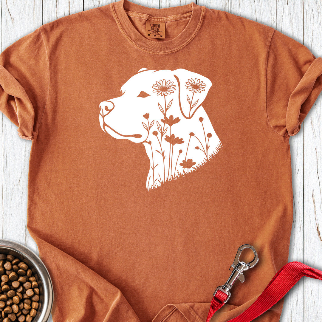 Pitbull Flowers Premium Tee — Yam