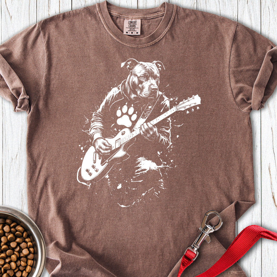 Pitbull Guitar Premium Tee — Espresso