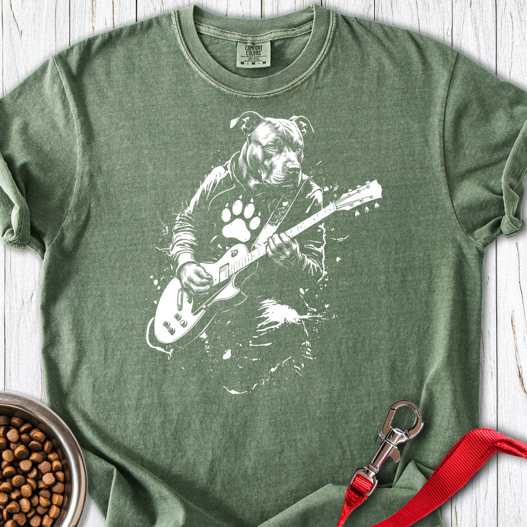 Pitbull Guitar Premium Tee — Moss