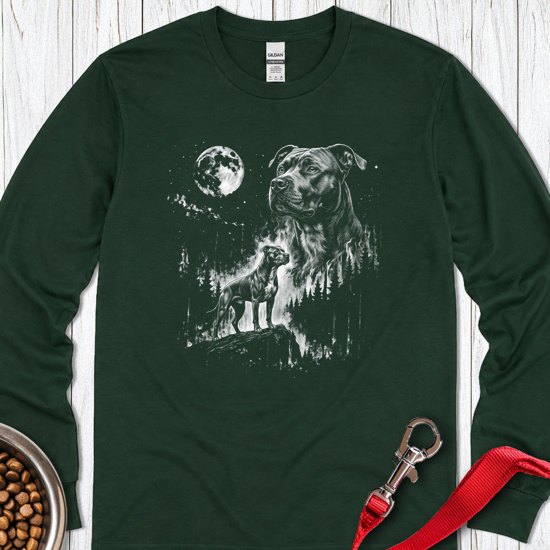 Pitbull Moonlight Long Sleeve — Forest Green