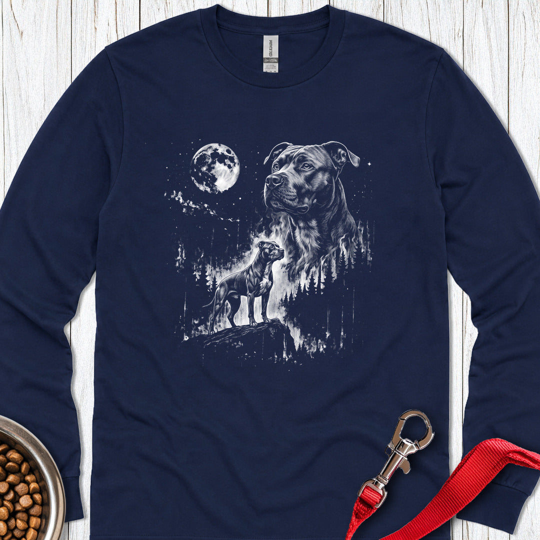 Pitbull Moonlight Long Sleeve — Navy