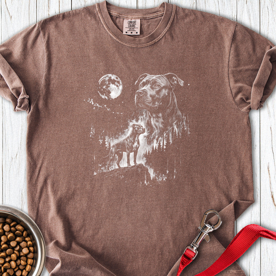 Pitbull Moonlight Premium Tee — Espresso