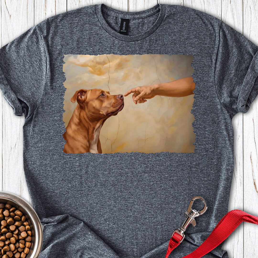Pitbull Red Nose Creation — Dark Heather