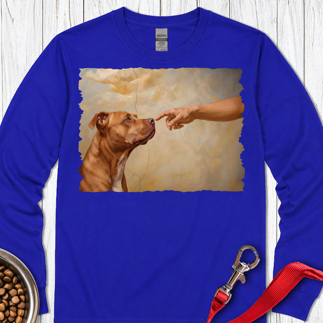 Pitbull Red Nose Creation Long Sleeve — Royal