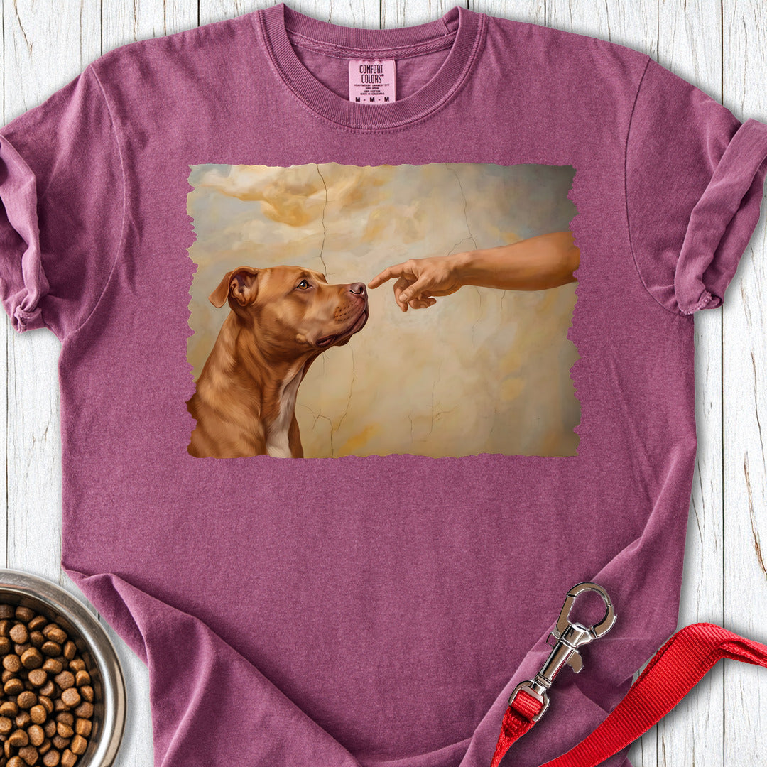 Pitbull Red Nose Creation Premium Tee — Berry
