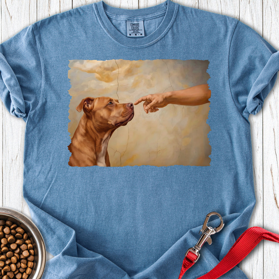 Pitbull Red Nose Creation Premium Tee — Blue Jean