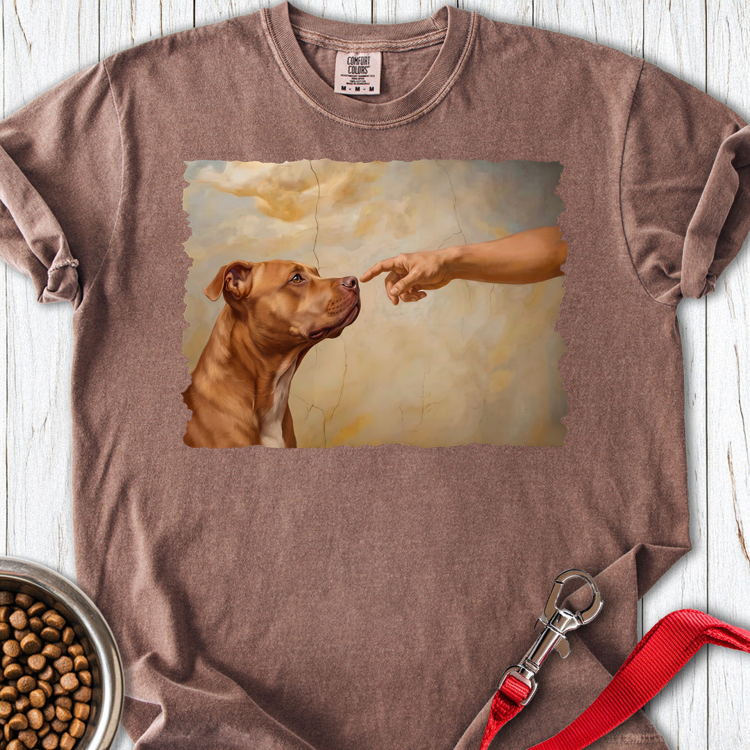 Pitbull Red Nose Creation Premium Tee — Espresso