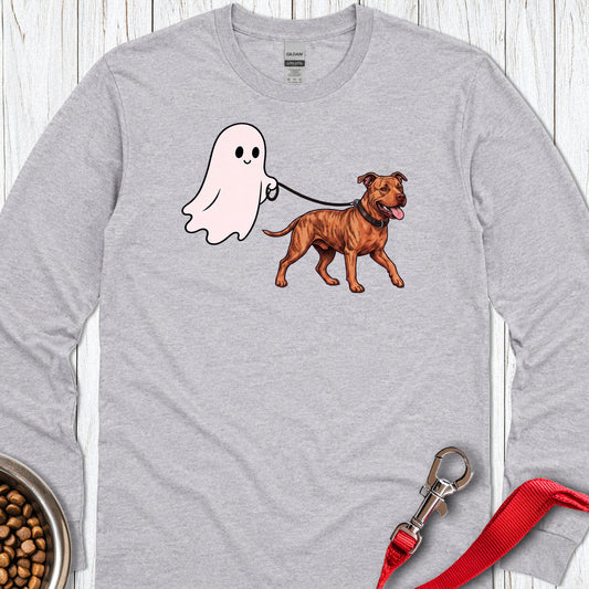 Pitbull Red Nose Ghost Walk Long Sleeve — Sport Grey