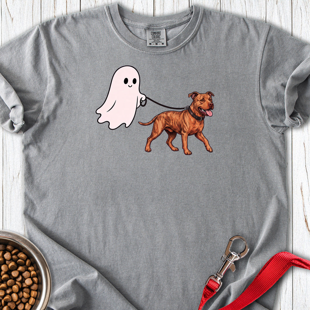 Pitbull Red Nose Ghost Walk Premium Tee — Grey