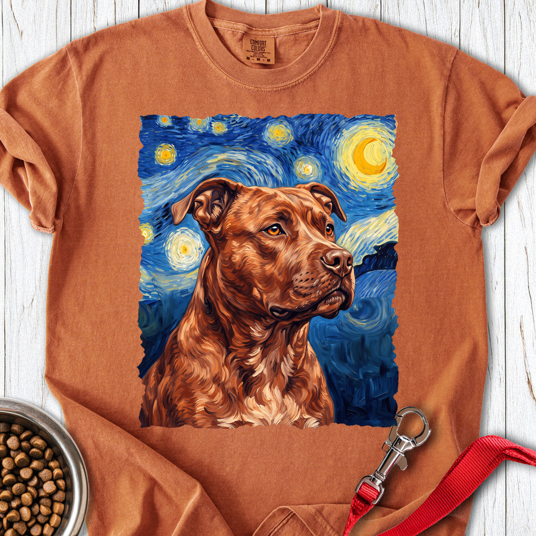 Pitbull Red Nose Van Gogh Premium Tee — Yam