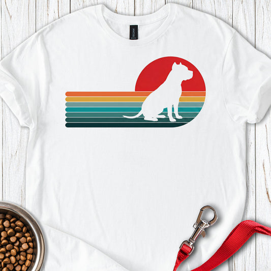 Pitbull Retro Sunset — White