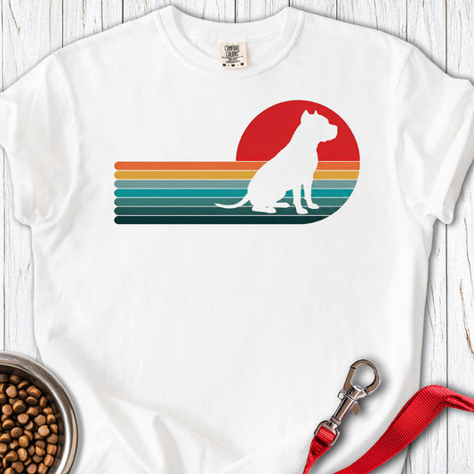 Pitbull Retro Sunset Premium Tee — White
