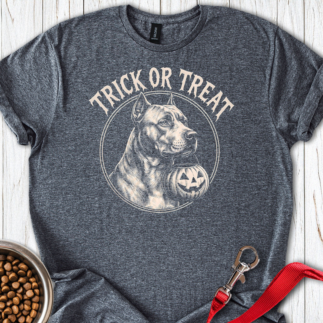 Pitbull Trick Or Treat — Dark Heather