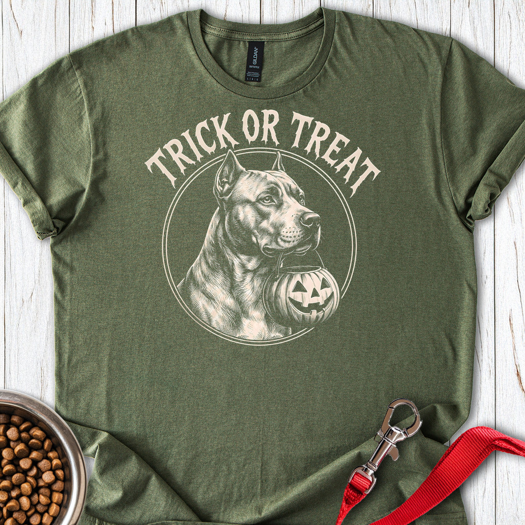 Pitbull Trick Or Treat — Military Green