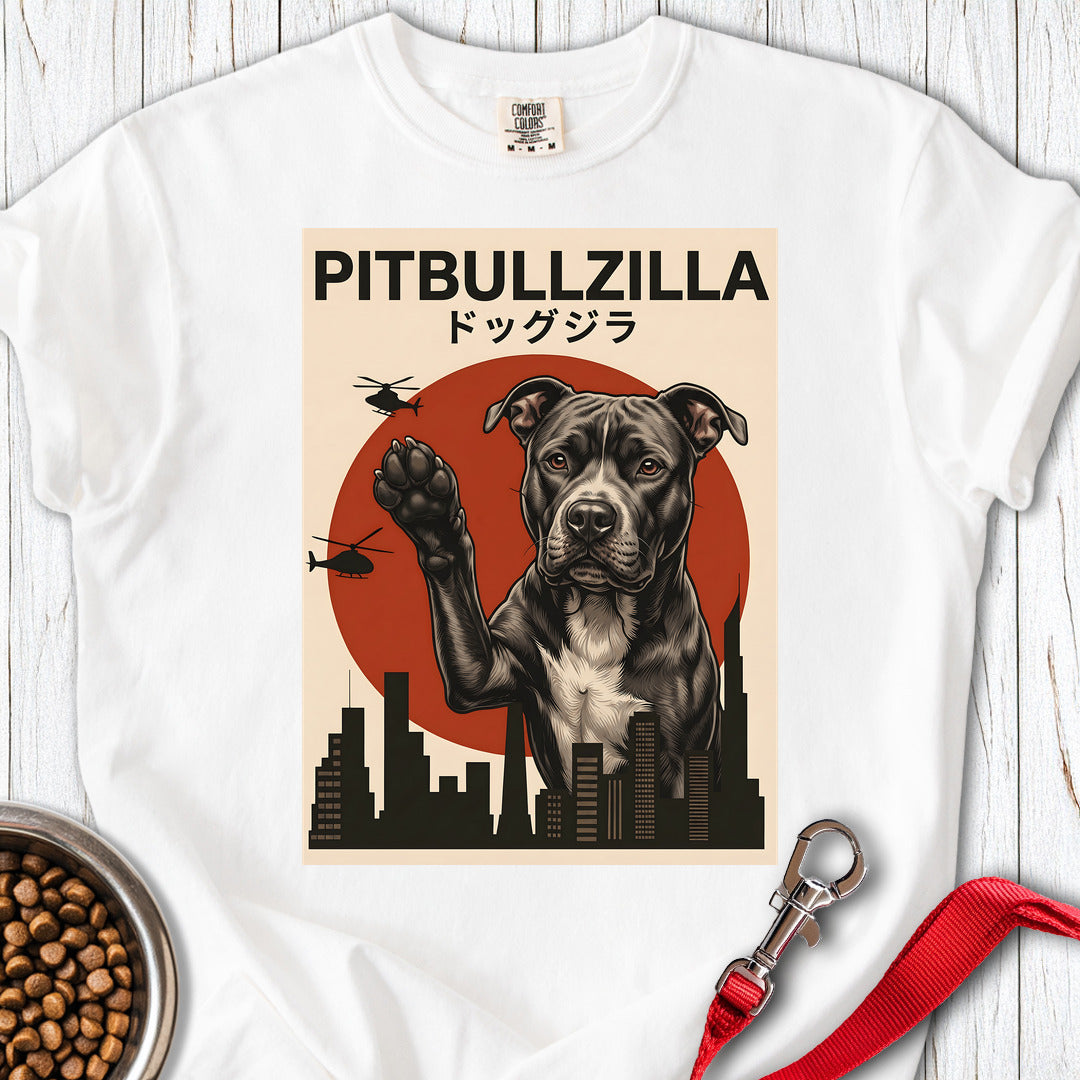 Pitbullzilla Premium Tee — White
