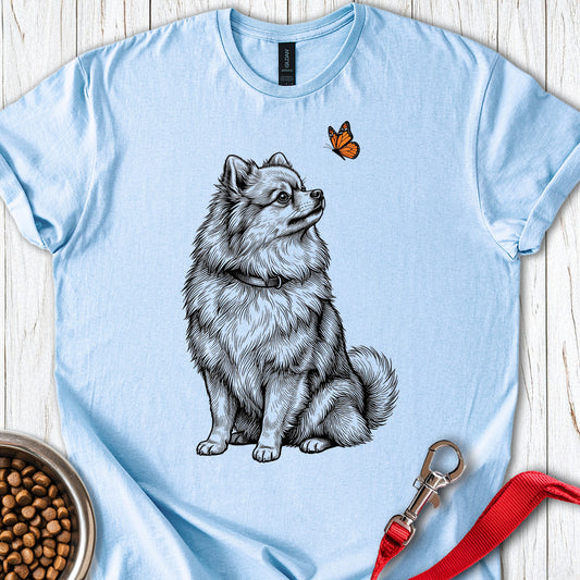 Pomeranian Butterfly — Light Blue