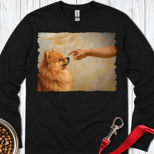 Pomeranian Creation Long Sleeve — Black