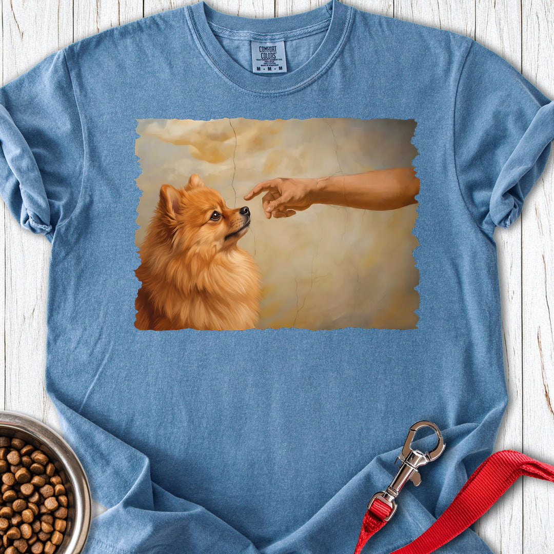 Pomeranian Creation Premium Tee — Blue Jean