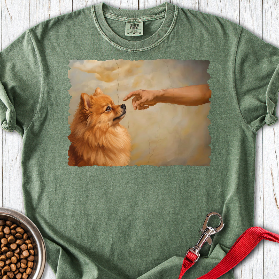 Pomeranian Creation Premium Tee — Moss