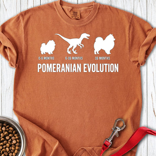 Pomeranian Evolution Premium Tee Yam