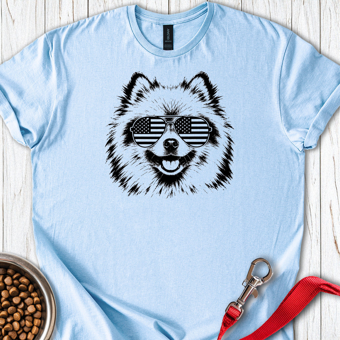 Pomeranian Flag Shades — Light Blue