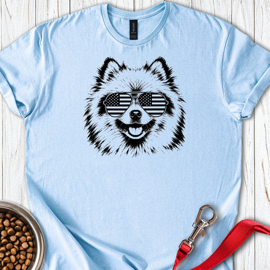 Pomeranian Flag Shades — Light Blue