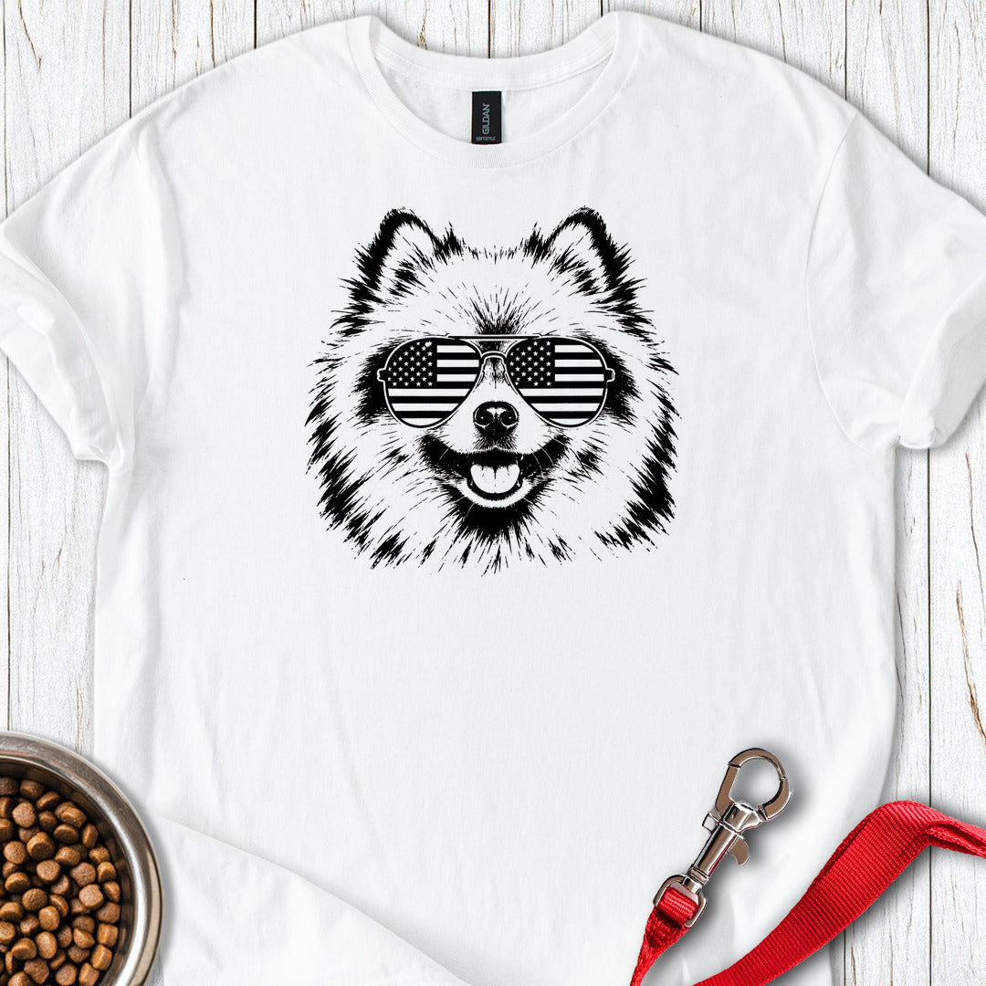 Pomeranian Flag Shades — White