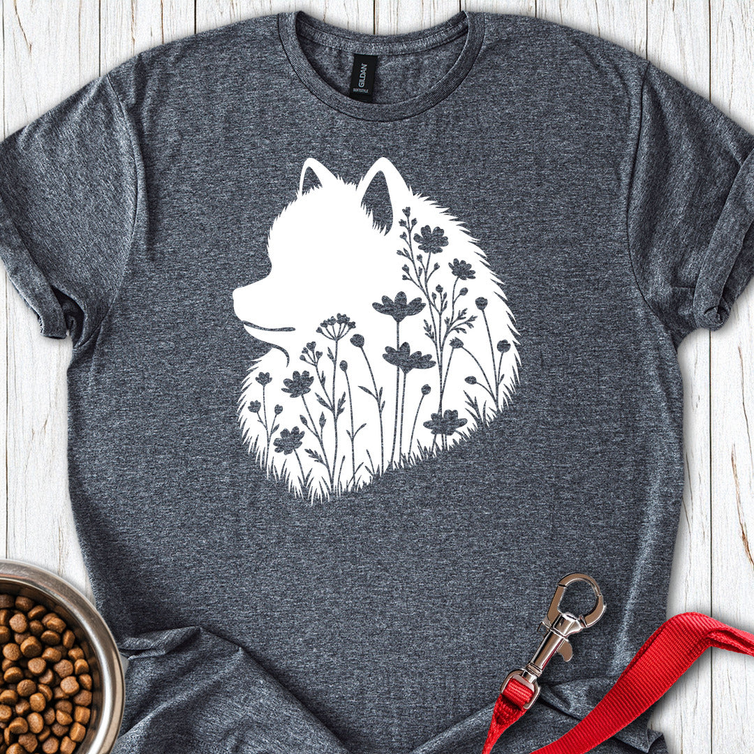 Pomeranian Flowers — Dark Heather