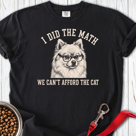 Pomeranian I Did The Math Premium Tee Black