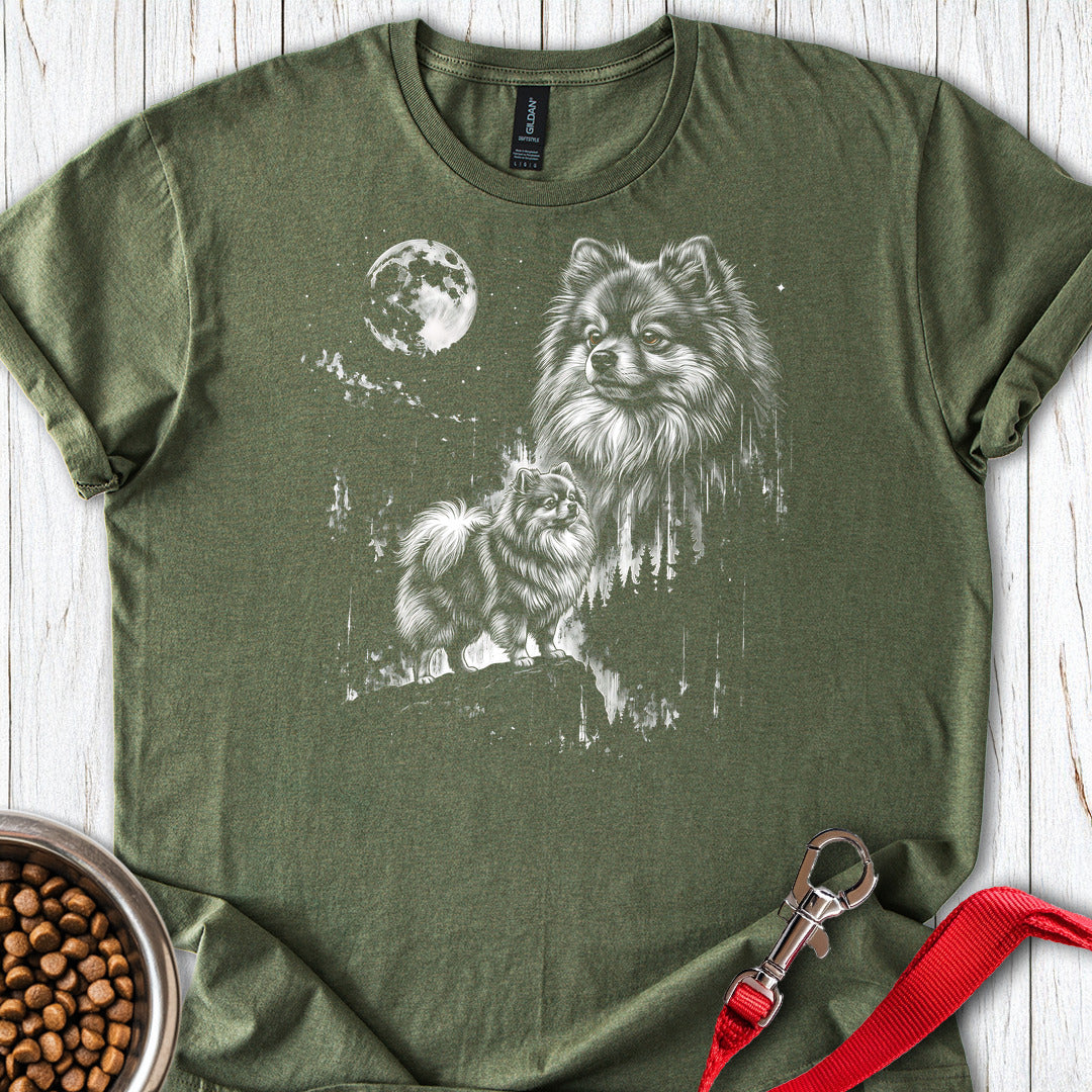 Pomeranian Moonlight — Military Green